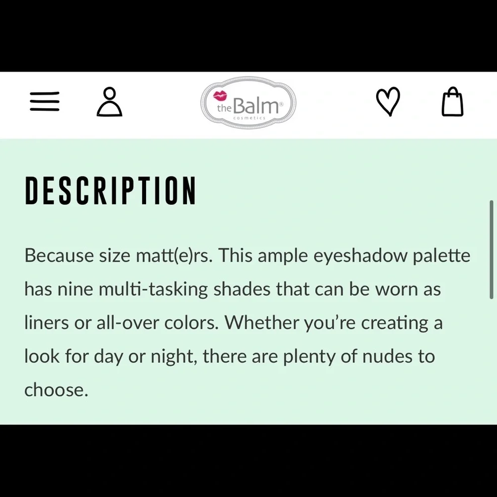 TheBalm Meet Matt(e) Nude Eyeshadow Palette - Picture 8 of 9